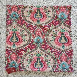 Pottery Barn Holiday Darcy Paisley Velvet Throw Pillow Cover NEW NWT 24x24